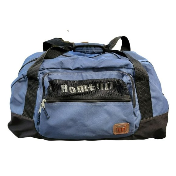 Rome Other - ROME Large 3-Pocket Duffle Bag 25x12" Blue Suitcase Gym Sport Carry-On Bag